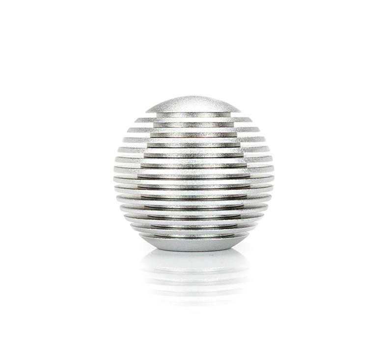 NRG Shift Knob Heat Sink Droplet Silver thumbnail 2
