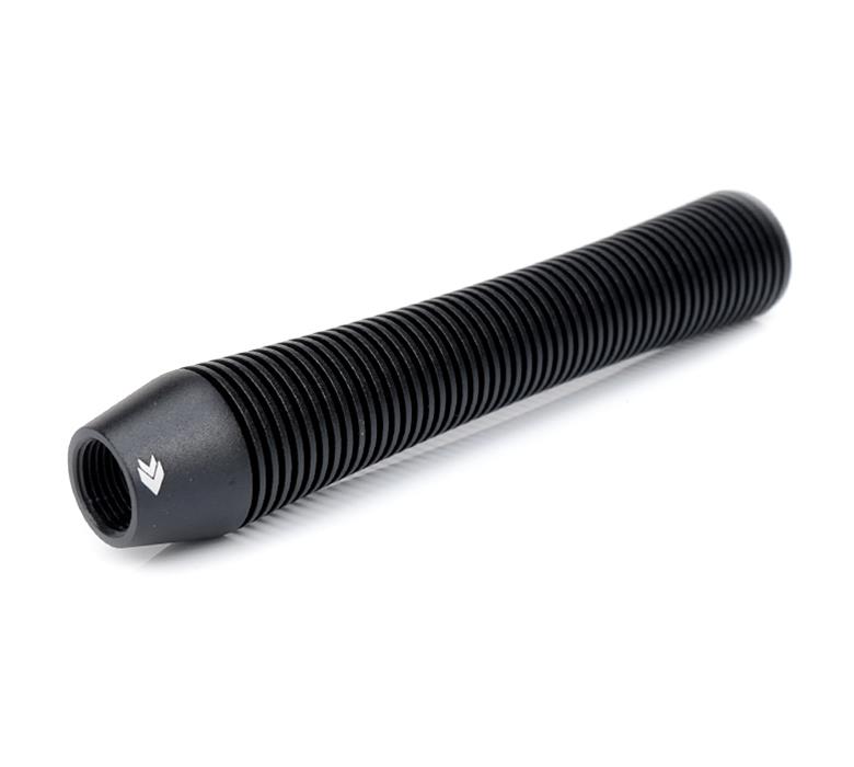 NRG Heat Sink Curved Long Universal Shift Knob 180mm - Weight 192G / .42Lbs. - Black thumbnail 2