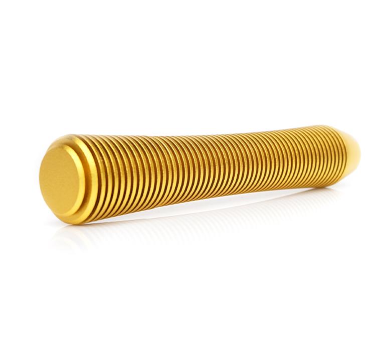 NRG Shift Knob Heat Sink Curved Long Gold thumbnail 2