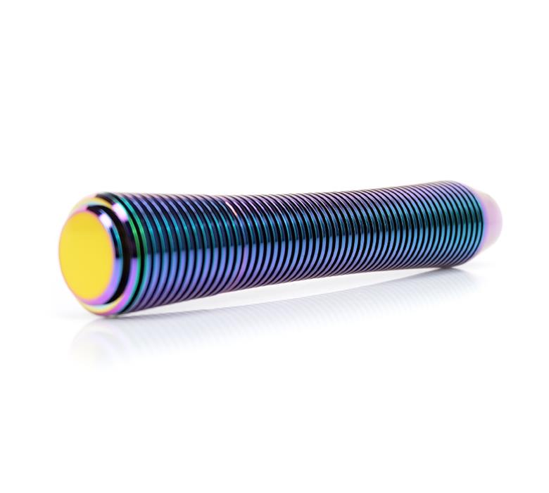 NRG Shift Knob Heat Sink Curved Long Neo Chrome thumbnail 2