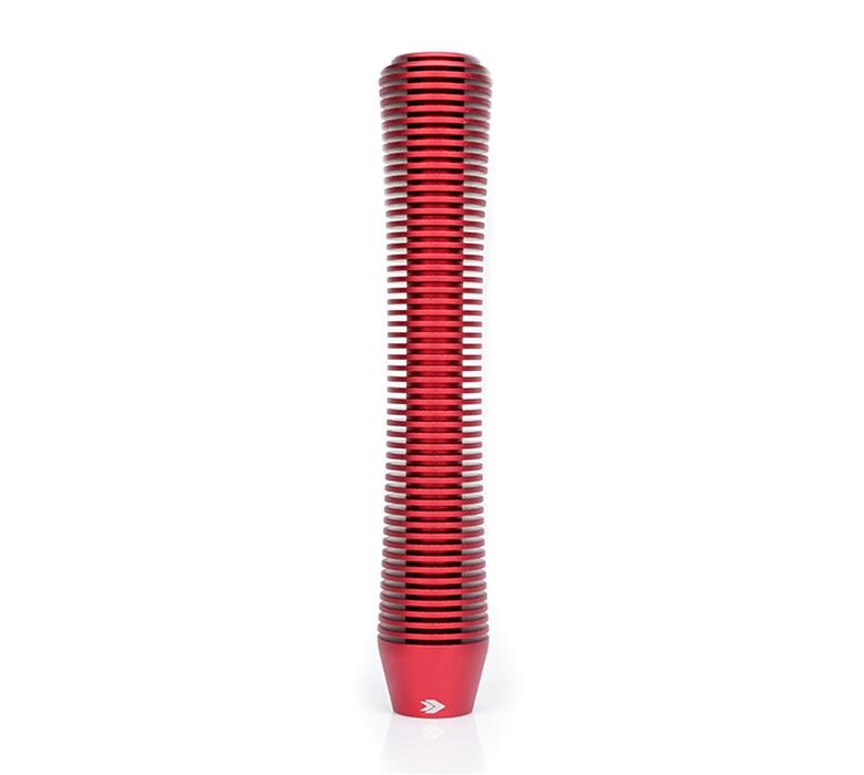 NRG Shift Knob Heat Sink Curved Long Red thumbnail 3