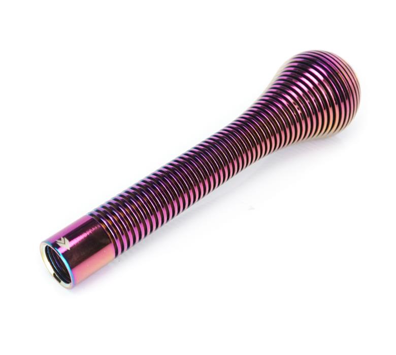 NRG Shift Knob Heat Sink Bubble Head Long Neo Chrome