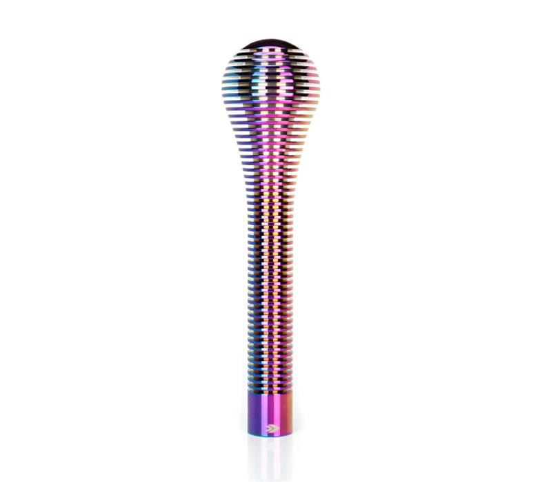 NRG Shift Knob Heat Sink Bubble Head Long Neo Chrome thumbnail 3