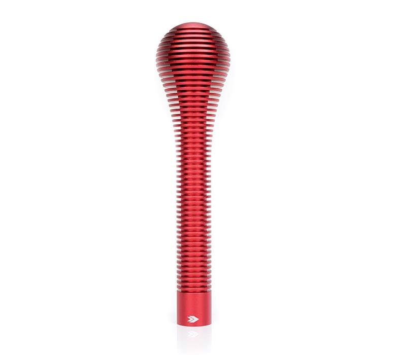 NRG Shift Knob Heat Sink Bubble Head Long Red thumbnail 3