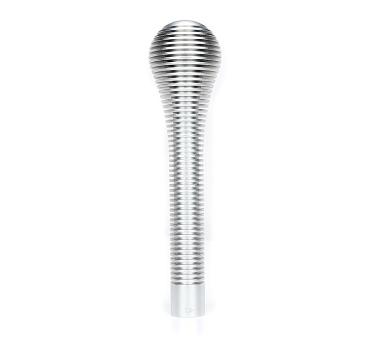 NRG Shift Knob Heat Sink Bubble Head Long Silver thumbnail 3