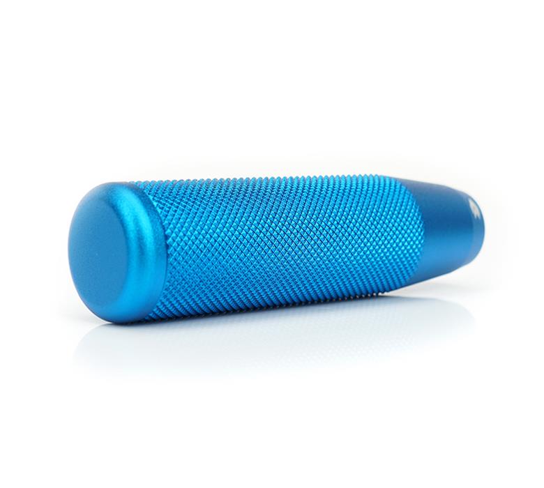 NRG Shift Knob Knurl Hidden Gem Short Blue