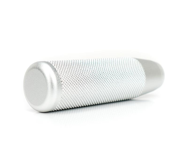 NRG Shift Knob Knurl Hidden Gem Short Silver thumbnail 3