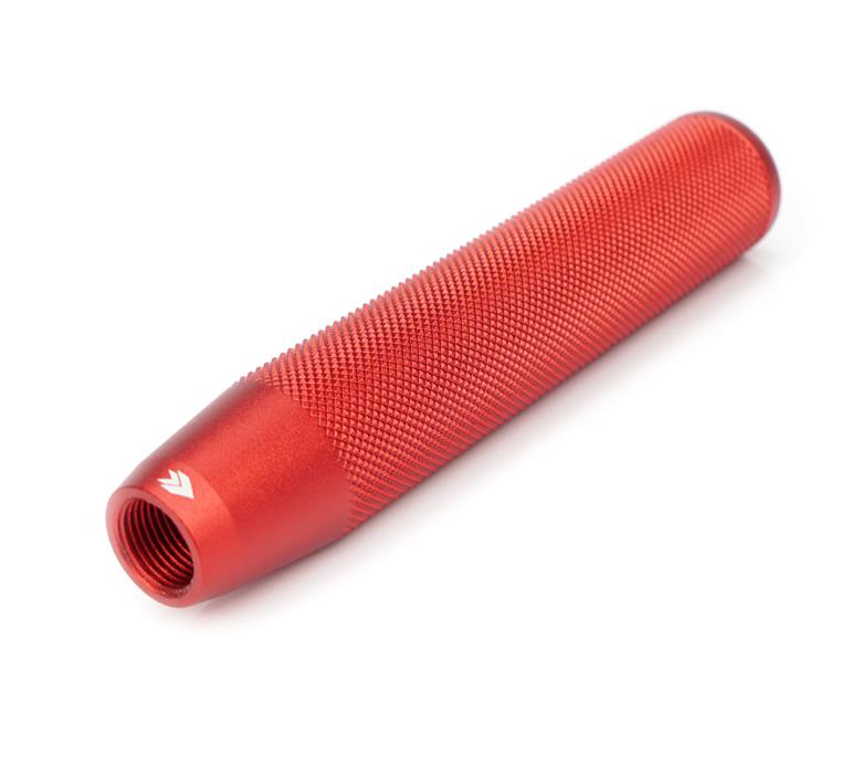 NRG Shift Knob Knurl Hidden Gem Long Red thumbnail 3