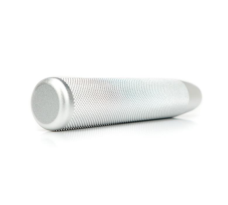 NRG Shift Knob Knurl Hidden Gem Long Silver thumbnail 3