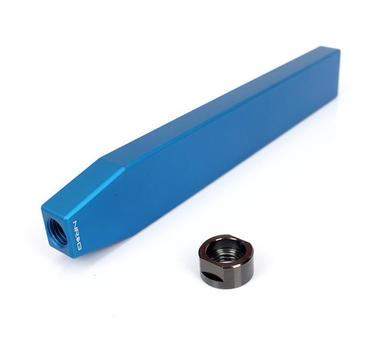 NRG B.A.J Tall Shift Knob Blue M12X1.25