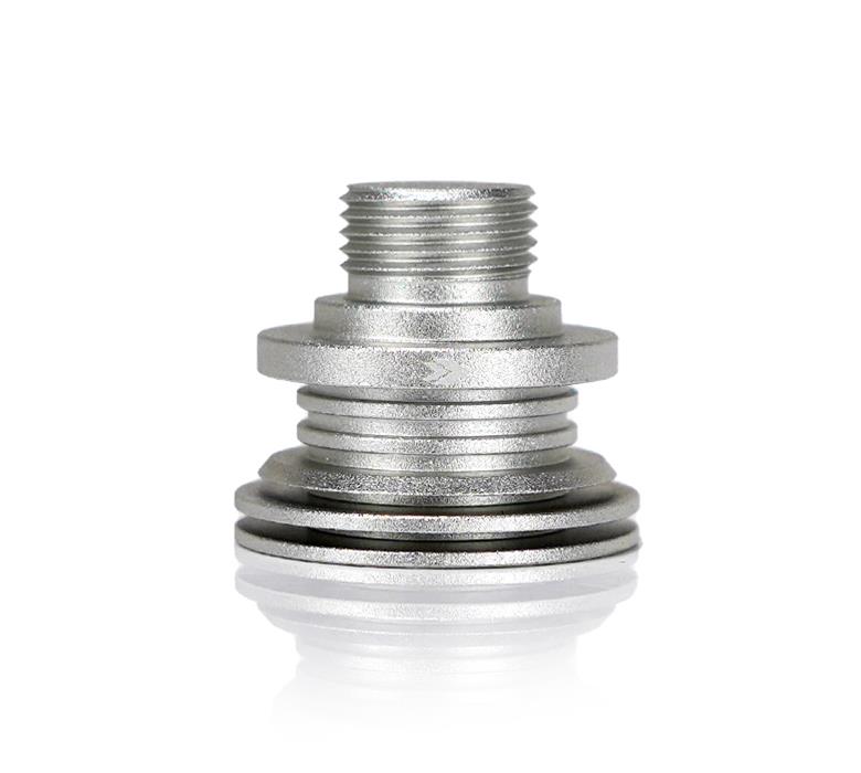 NRG Shift Boot Retainer- Works with SK-350,450,480, 800 & Heat Sink Shift knobs (m18x1.5)- Silver
