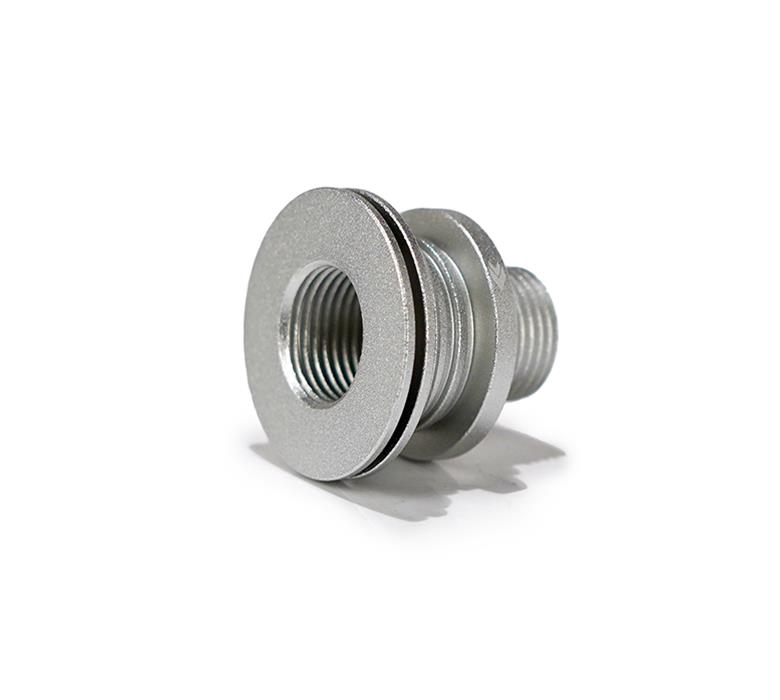 NRG Shift Boot Retainer- Works with SK-350,450,480, 800 & Heat Sink Shift knobs (m18x1.5)- Silver thumbnail 2