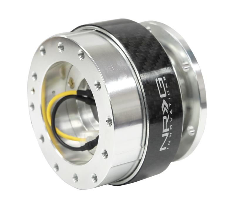 NRG Quick Release Gen 1.5 - Black Body / Carbon Fiber Ring thumbnail 3
