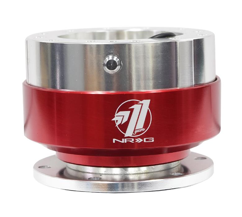 NRG Quick Release - Silver Body/ Red Chrome Ring thumbnail 3