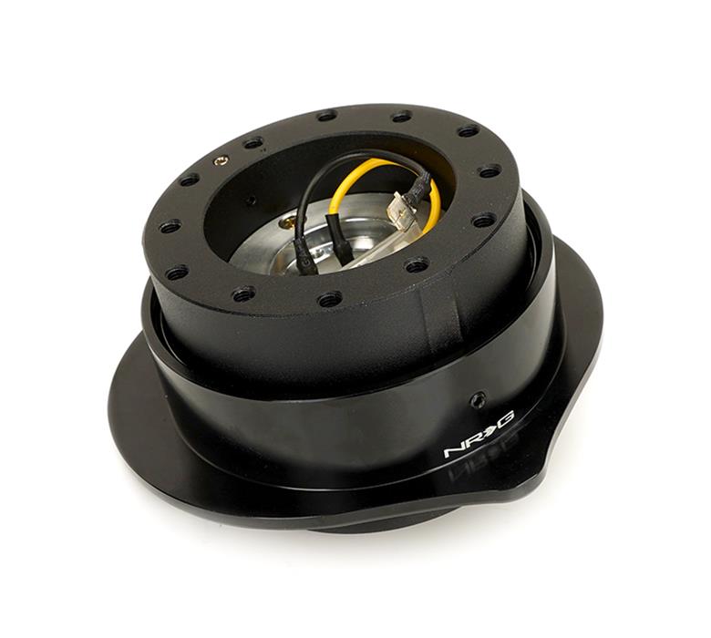 NRG Heart Quick Release Kit Gen 143 - Black Body / Black Heart Ring thumbnail 3