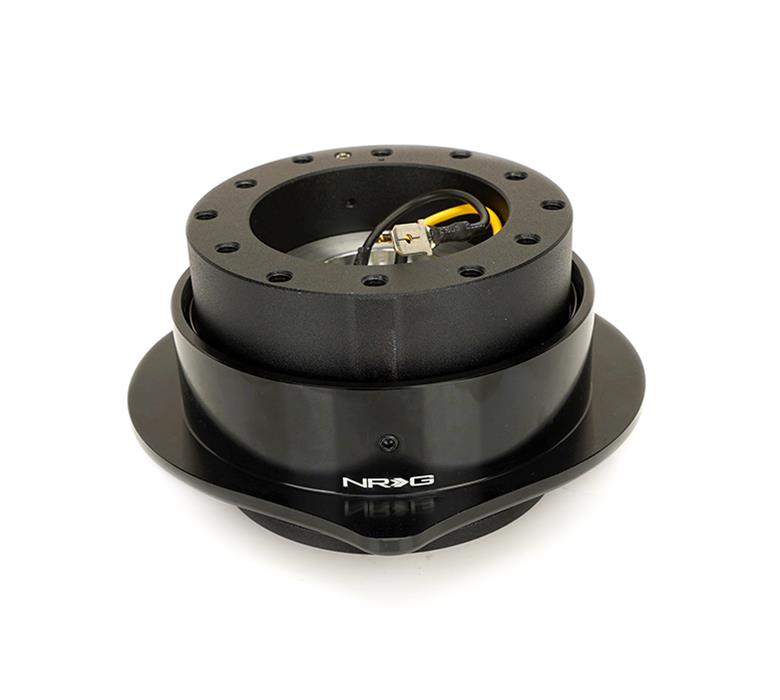 NRG Heart Quick Release Kit Gen 143 - Black Body / Black Heart Ring thumbnail 6