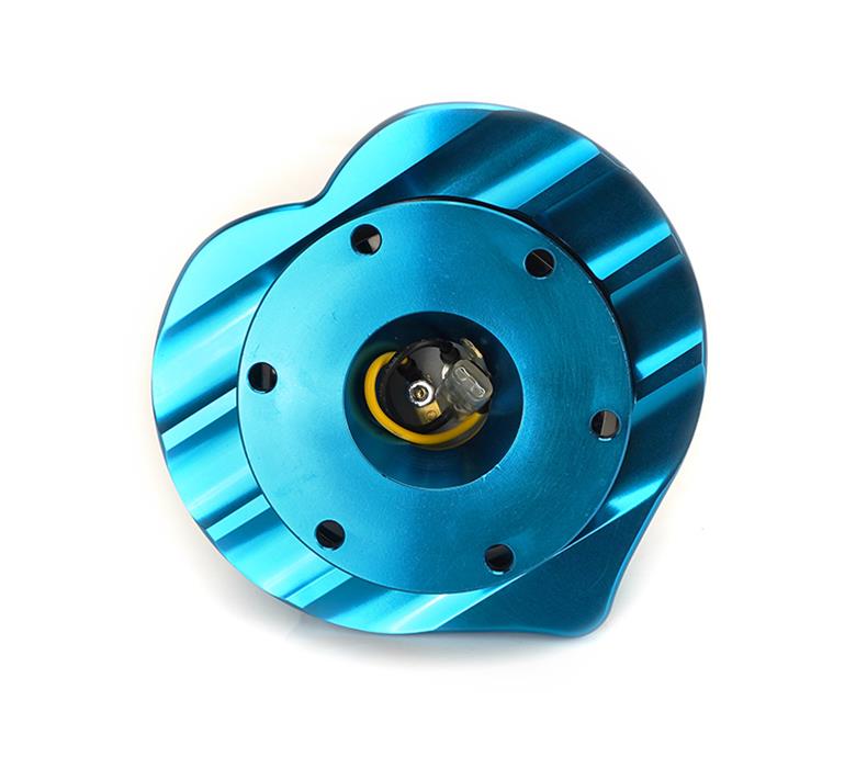 NRG Heart Quick Release Kit Gen 143 - Blue Body / Blue Heart Ring thumbnail 2