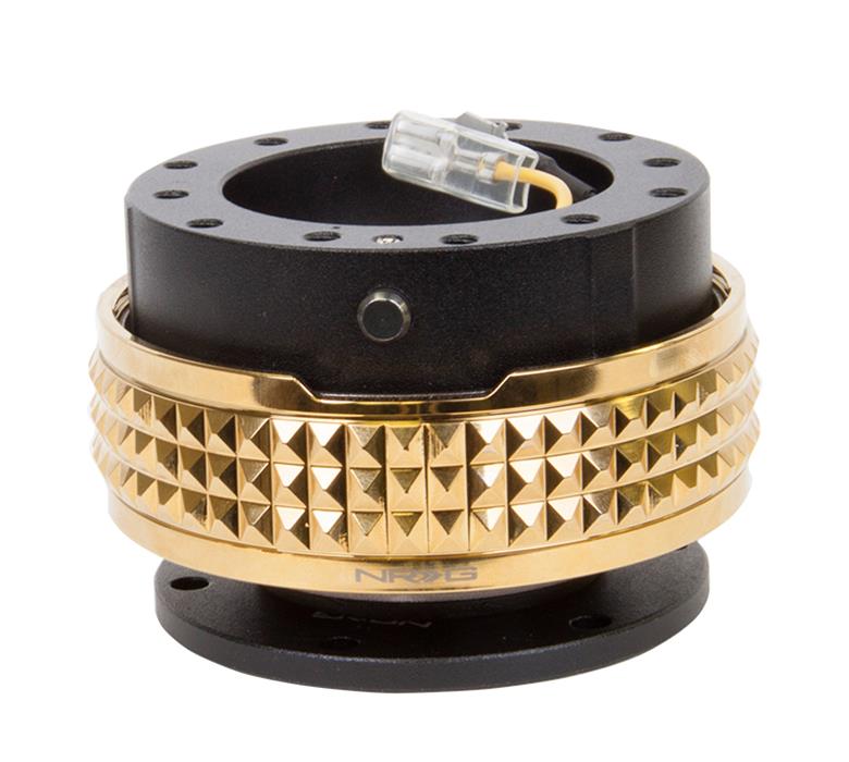 NRG Quick Release Kit - Pyramid Edition - Black Body / Chrome Gold Pyramid Ring thumbnail 2