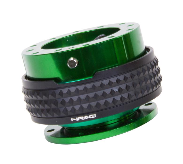 NRG Quick Release Kit - Pyramid Edition - Green Body / Black Pyramid Ring thumbnail 2