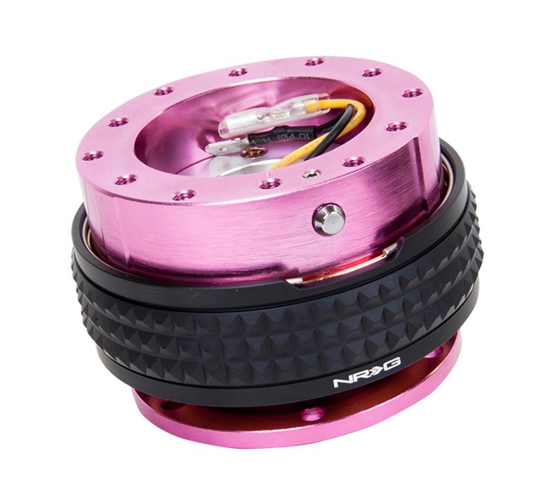 NRG Quick Release Kit - Pyramid Edition - Pink Body / Pink Pyramid Ring thumbnail 2