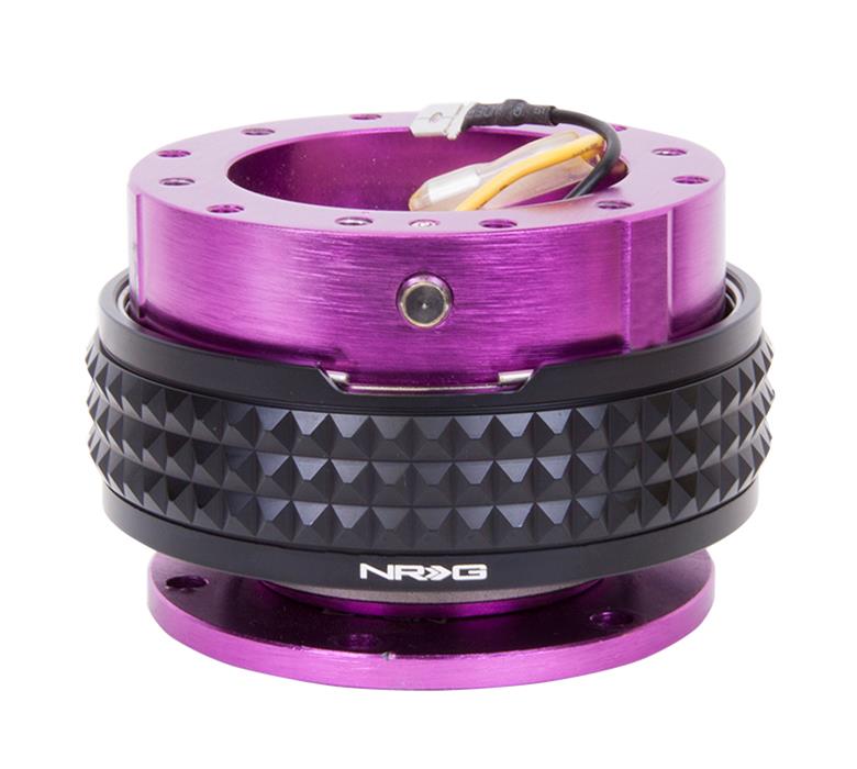 NRG Quick Release Kit - Pyramid Edition - Purple Body / Black Pyramid Ring thumbnail 2