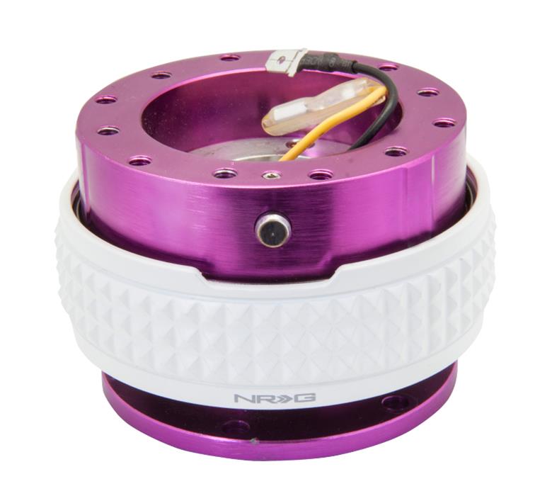 NRG Quick Release Kit - Pyramid Edition - Purple Body / Glow In The Dark Pyramid Ring thumbnail 2