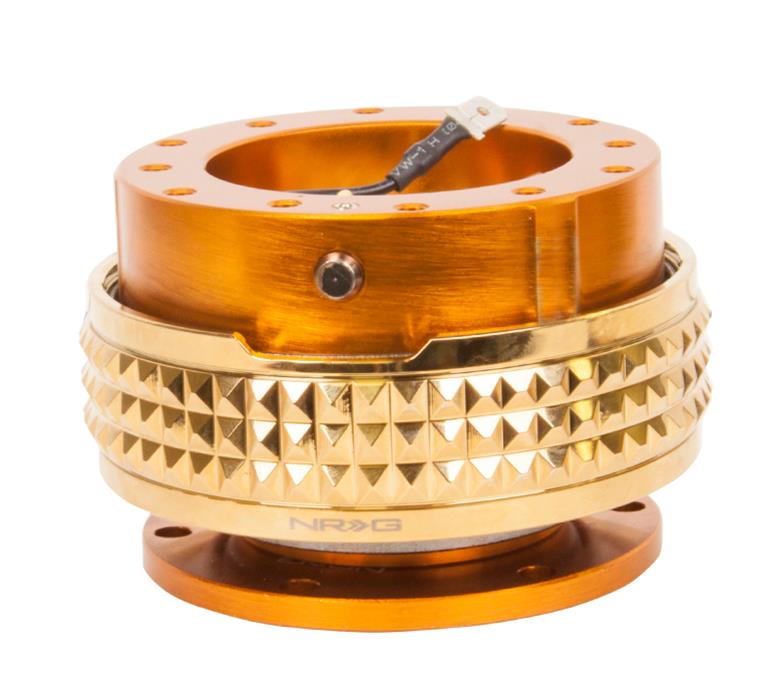 NRG Quick Release Kit - Pyramid Edition - Rose Gold Body / Chrome Gold Pyramid Ring thumbnail 2