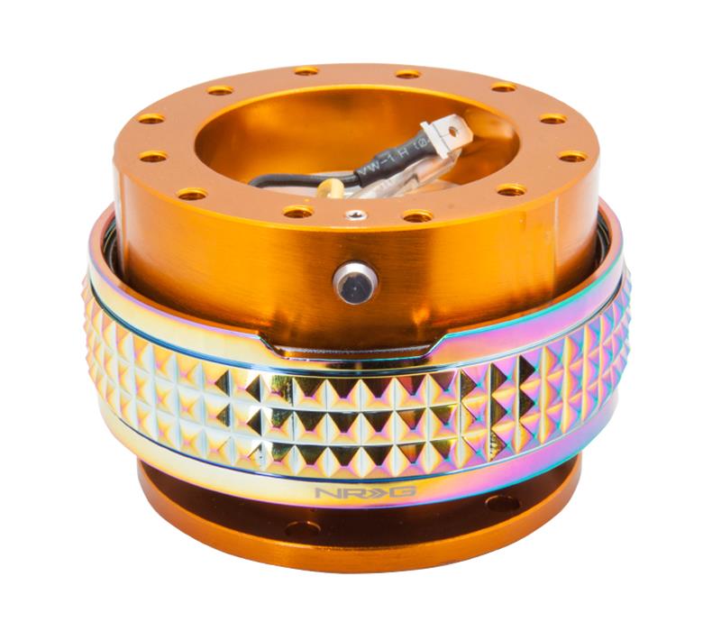 NRG Quick Release Kit - Pyramid Edition - Rose Gold Body / Neochrome Pyramid Ring thumbnail 2
