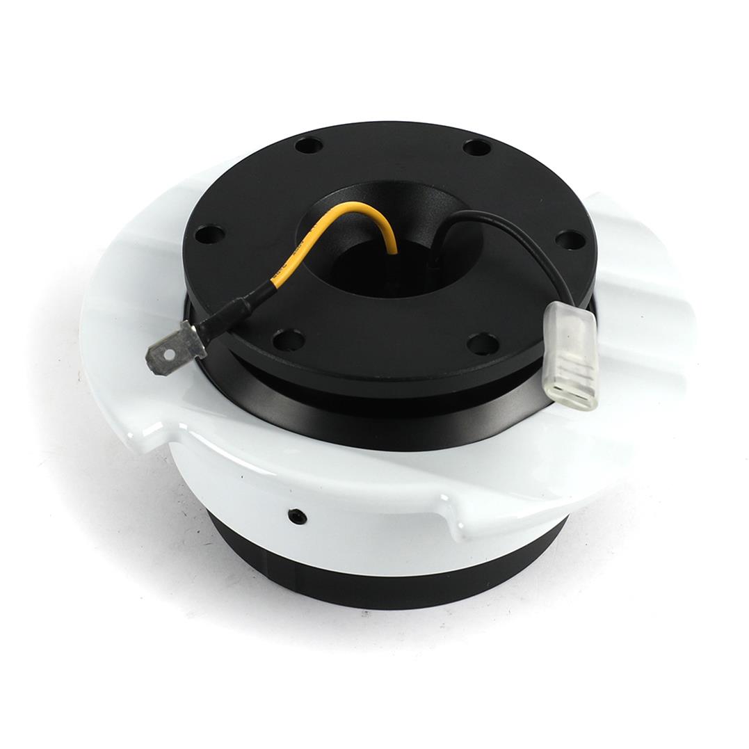 NRG Quick Release Kit Gen 2.5 - Black / White Ring w/Finger Grooves thumbnail 3