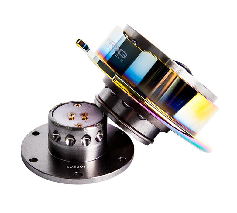 NRG Quick Release Gen 2.5 - Gunmetal Body / Neochrome Ring thumbnail 2