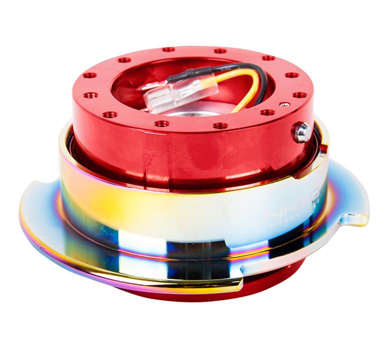 NRG Quick Release Gen 2.5 - Red Body / Neochrome Ring thumbnail 2