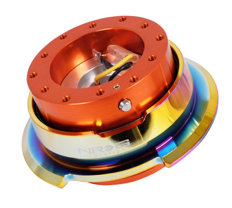 NRG Quick Release Gen 2.8 - Orange Body / Neochrome Ring