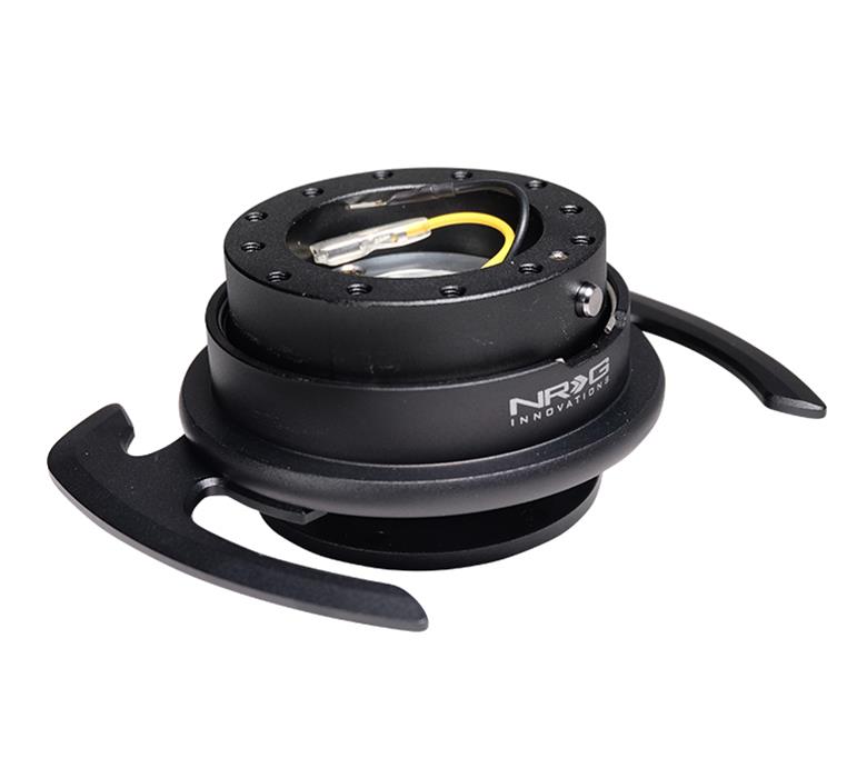 NRG Quick Release Kit Gen 4.0 - Black Body / Black Ring w/ Handles thumbnail 4