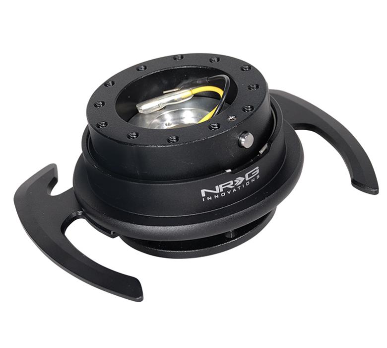 NRG Quick Release Kit Gen 4.0 - Black Body / Black Ring w/ Handles thumbnail 2