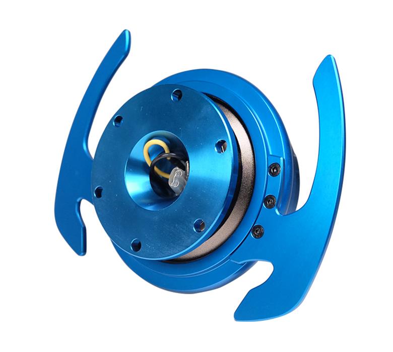 NRG Quick Release Kit Gen 4.0 - Blue Body / Blue Ring w/ Handles thumbnail 2