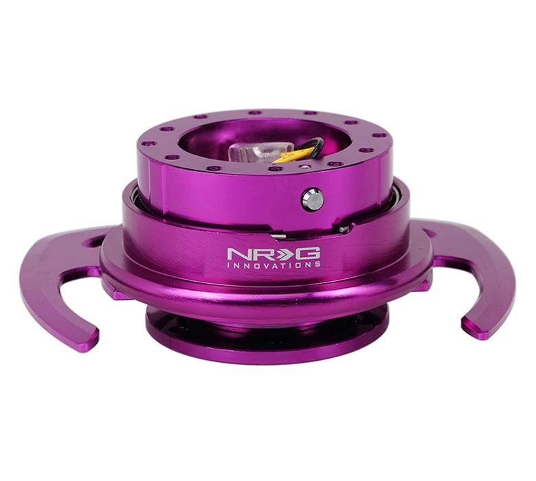 NRG Quick Release Kit Gen 4.0 - Purple Body / Purple Ring w/ Handles thumbnail 3