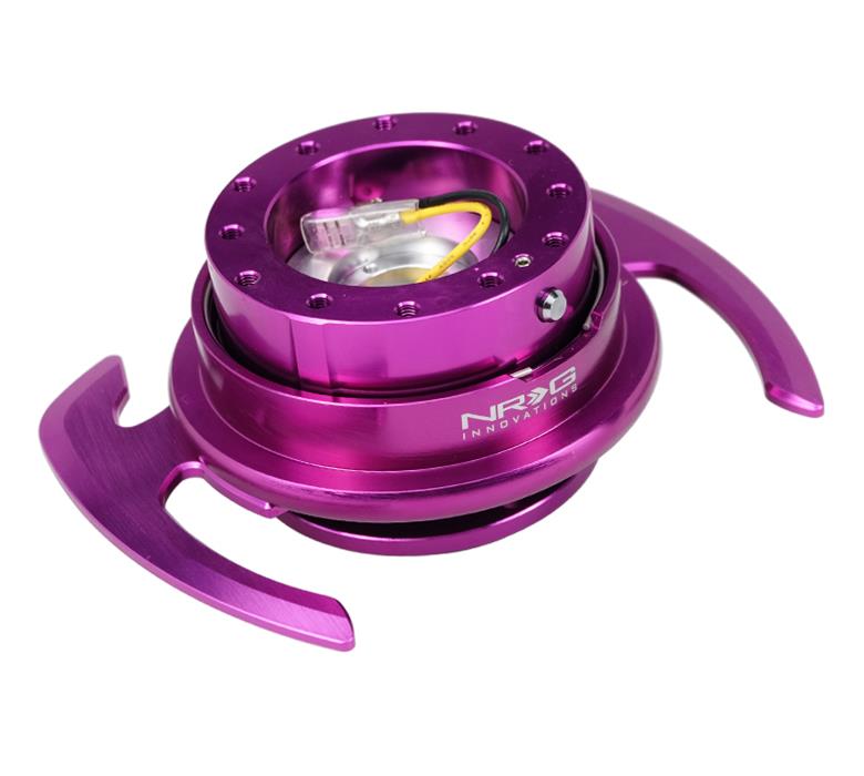 NRG Quick Release Kit Gen 4.0 - Purple Body / Purple Ring w/ Handles thumbnail 2