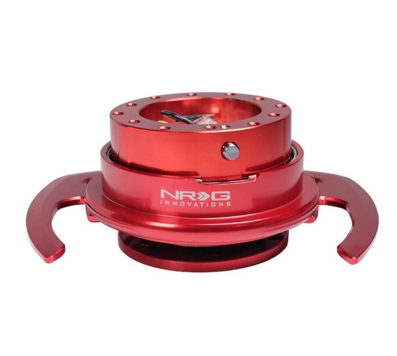 NRG Quick Release Kit Gen 4.0 - Red Body / Red Ring w/ Handles thumbnail 4