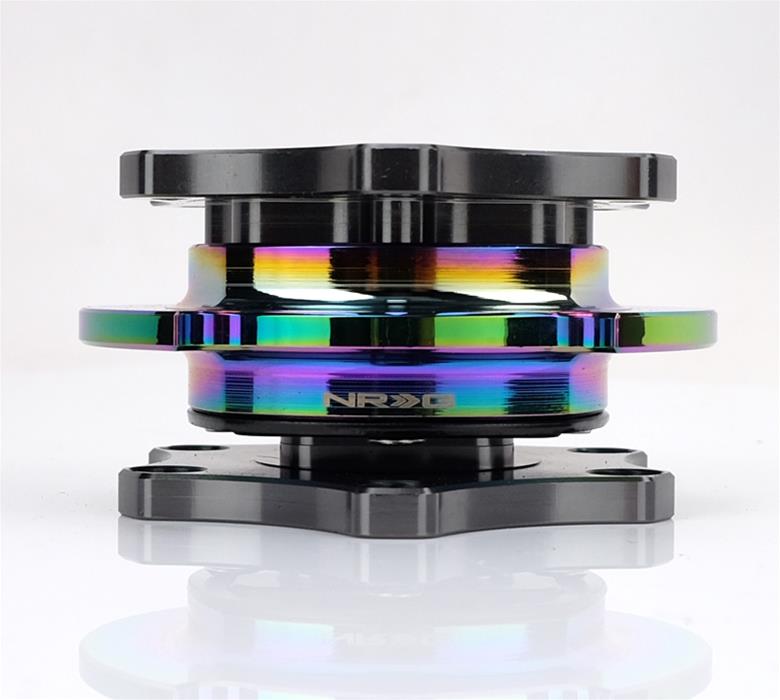 NRG Quick Release Gen 2.0 - Gun Metal Body / Black Shinny Ring SFI Spec 42.1 thumbnail 2