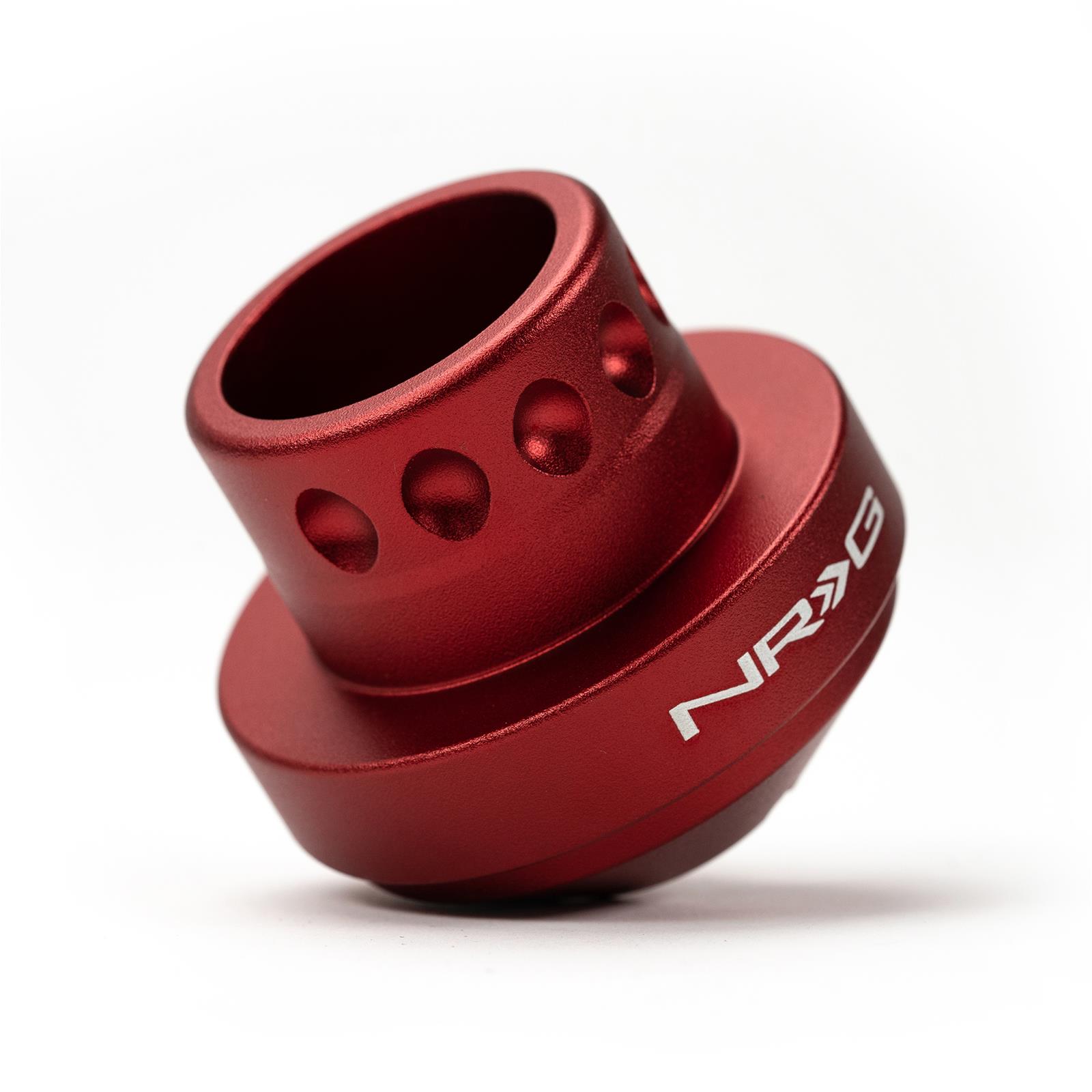 NRG Short Hub Adapter 92-95 Honda Civic / 92-96 Prelude / 90-93 Accord - Matte Red thumbnail 2