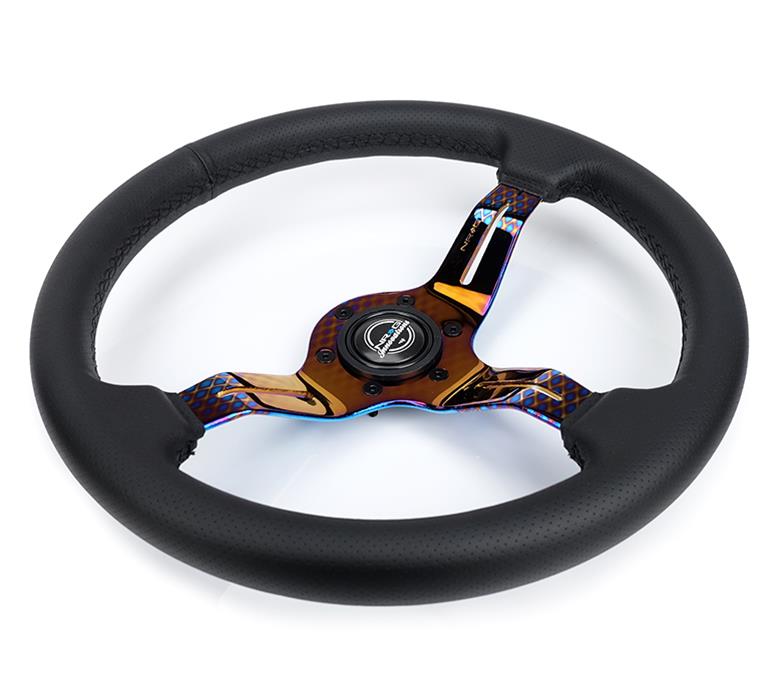 NRG Lightweight Simulator Steering Wheel ST-010MC-PR - Thumbnail 3