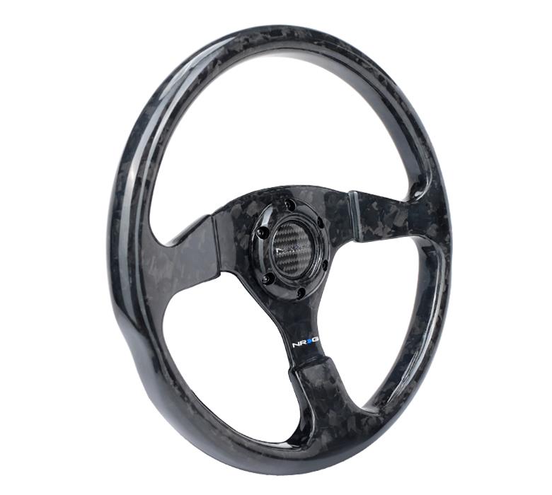 NRG Forged Carbon Fiber Steering Wheel 350mm thumbnail 3