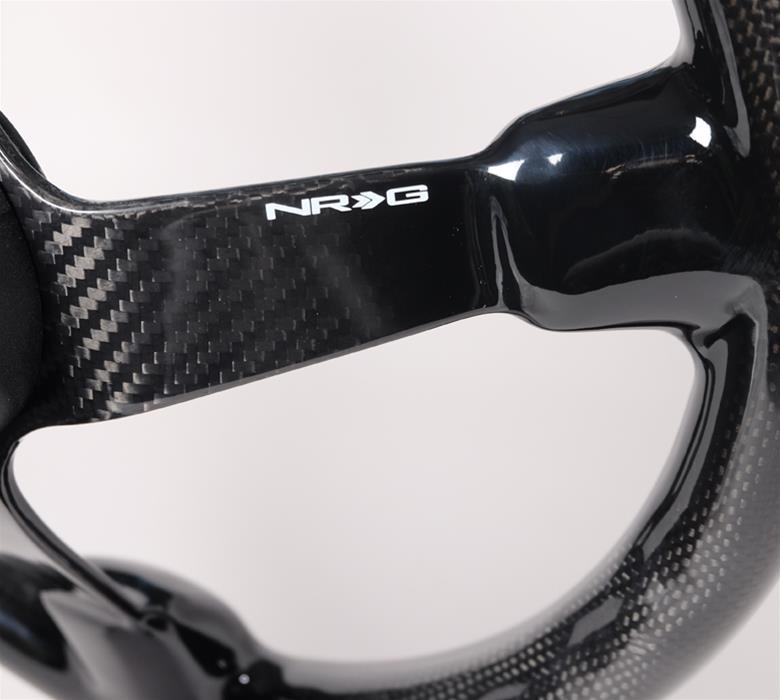 NRG Carbon Fiber Steering Wheel (350mm) Deep Dish - Full Carbon thumbnail 5