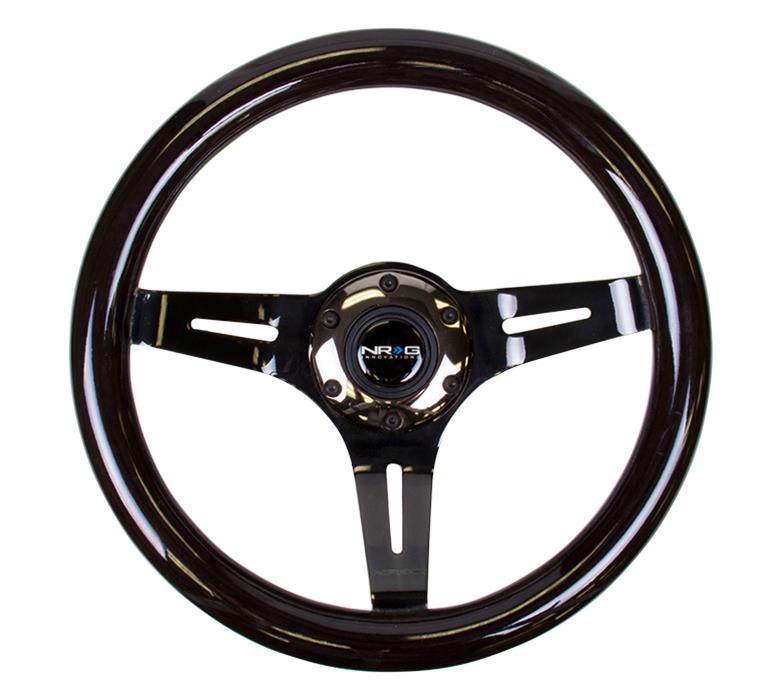 NRG Innovations ST310BKBK NRG Classic Woodgrain Steering Wheels