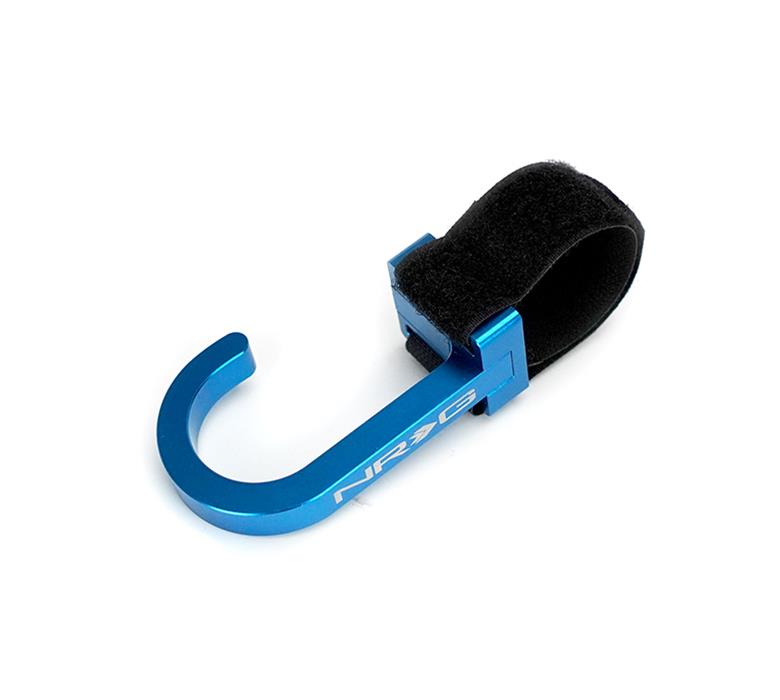 NRG Steering Wheel Hook CNC Aluminum w/ Laser Logo - Blue