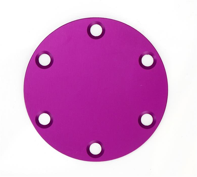 NRG Horn Delete Plate Laser Logo - Purple