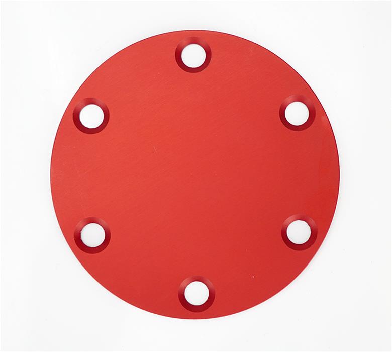 NRG Horn Delete Plate Laser Logo - Red
