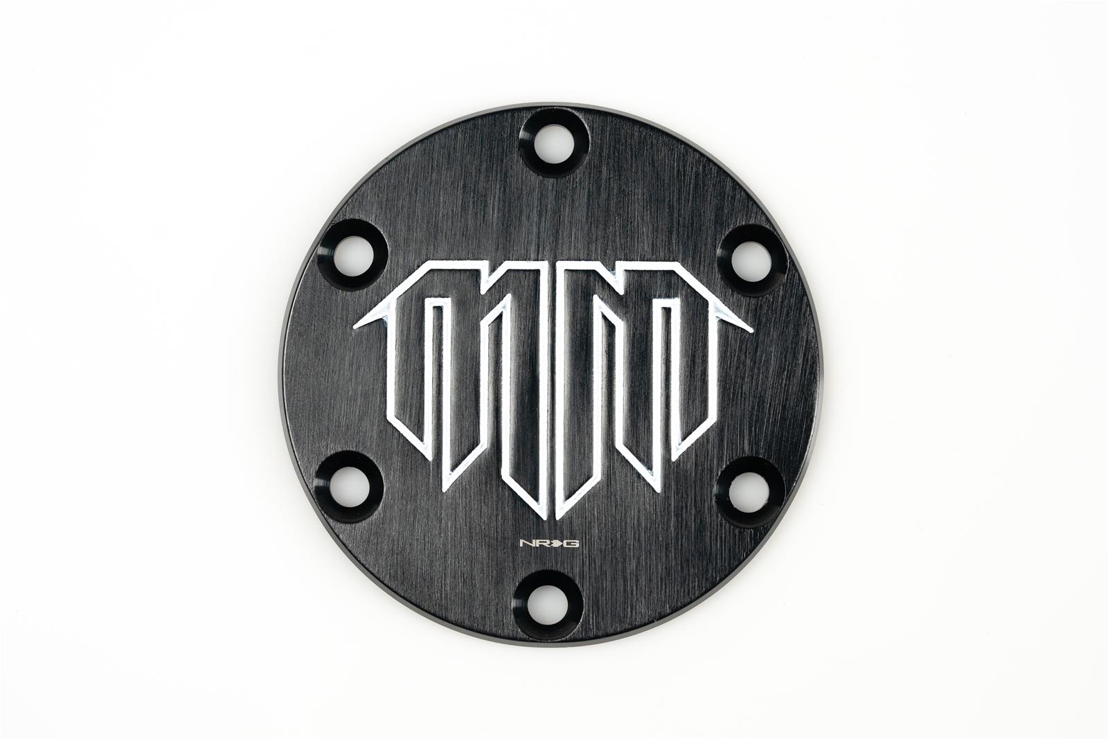 NRG Mad Mike Logo Engraved Horn Delete- Black