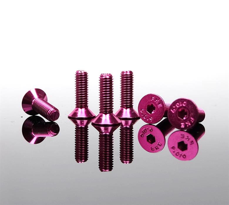 NRG Steering Wheel Screw Kit Upgrade Pink Conical