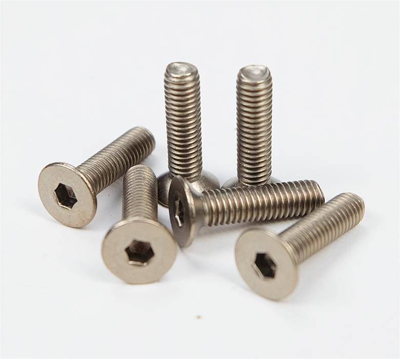 NRG Titanium Silver Steering Wheel Screw Kit Upgrade- Conical
